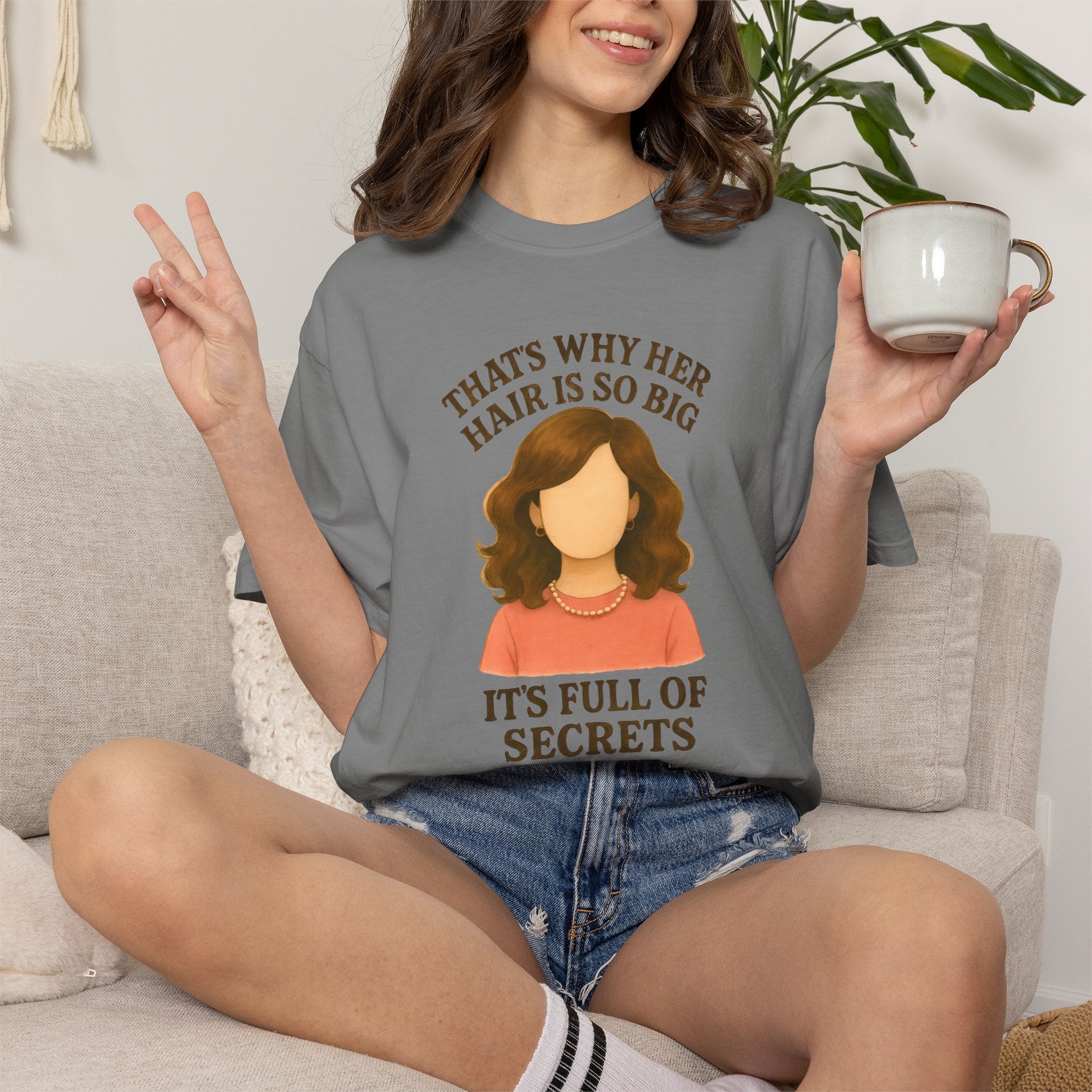 "That's Why Her Hair Is So Big" T-Shirt — Mean Girls Quote Tee