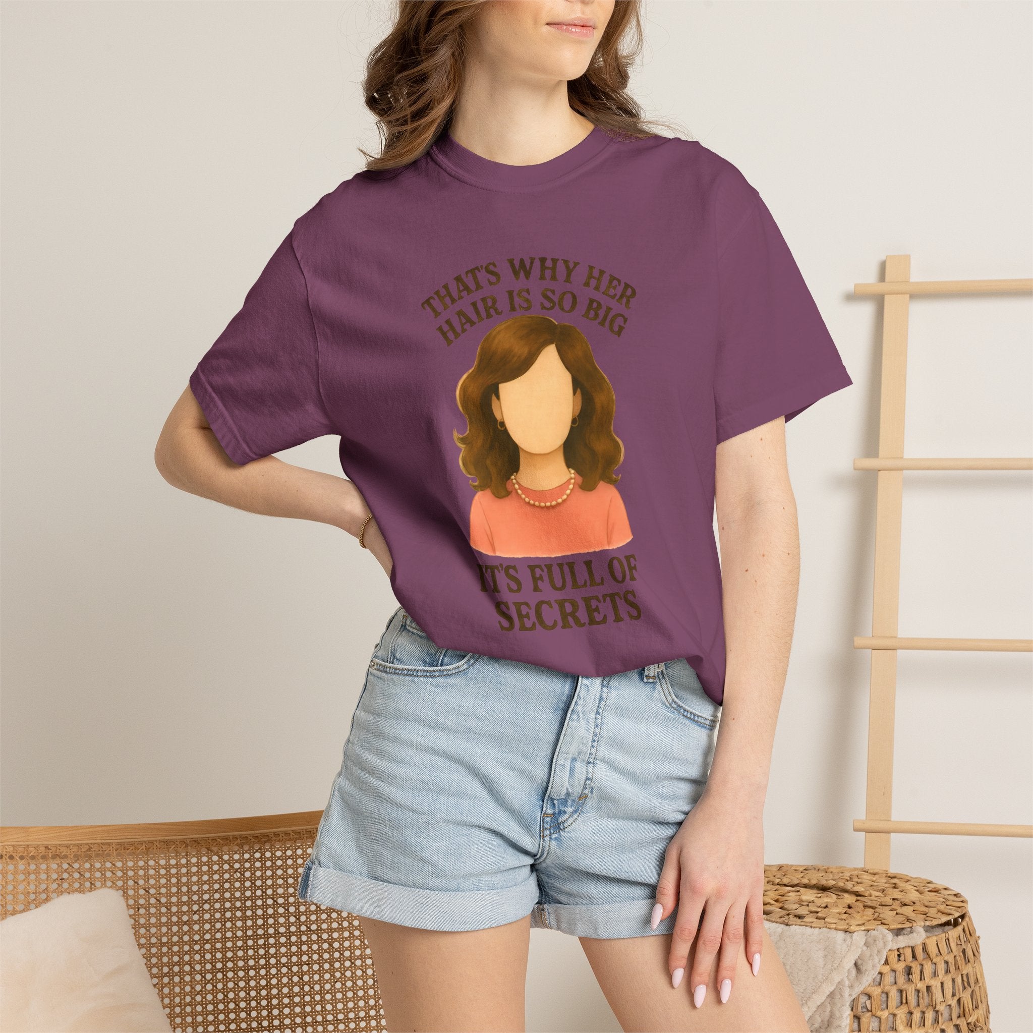 "That's Why Her Hair Is So Big" T-Shirt — Mean Girls Quote Tee