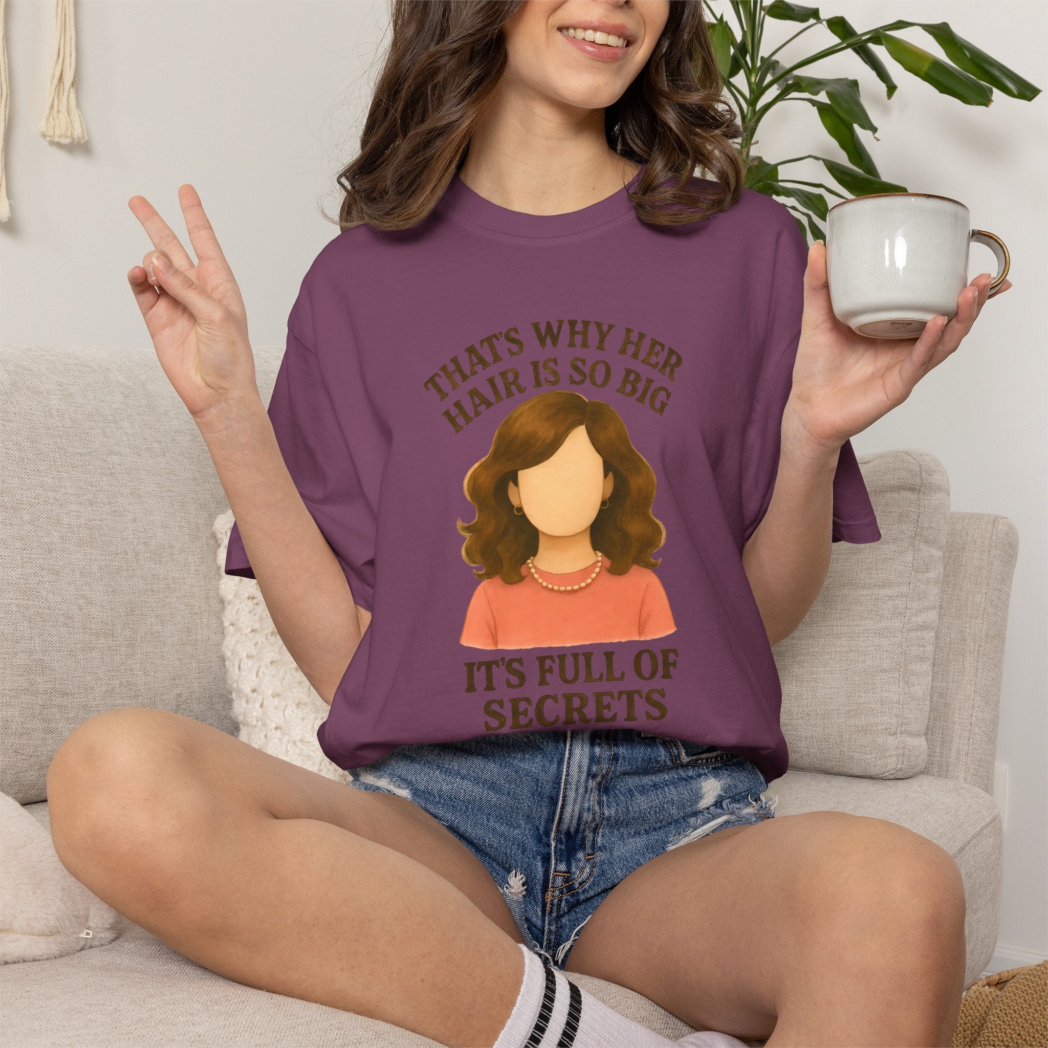 "That's Why Her Hair Is So Big" T-Shirt — Mean Girls Quote Tee