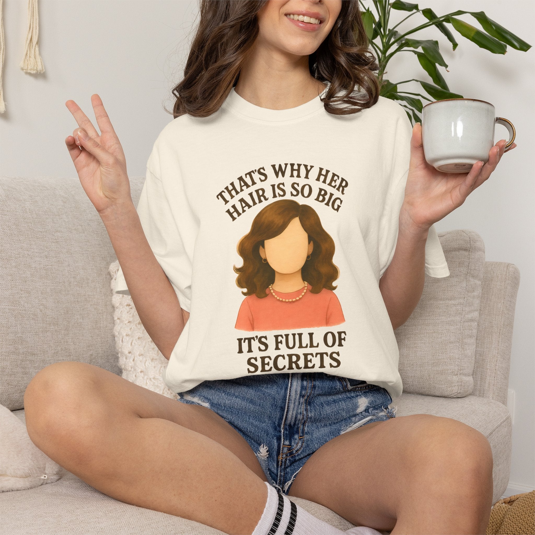 "That's Why Her Hair Is So Big" T-Shirt — Mean Girls Quote Tee