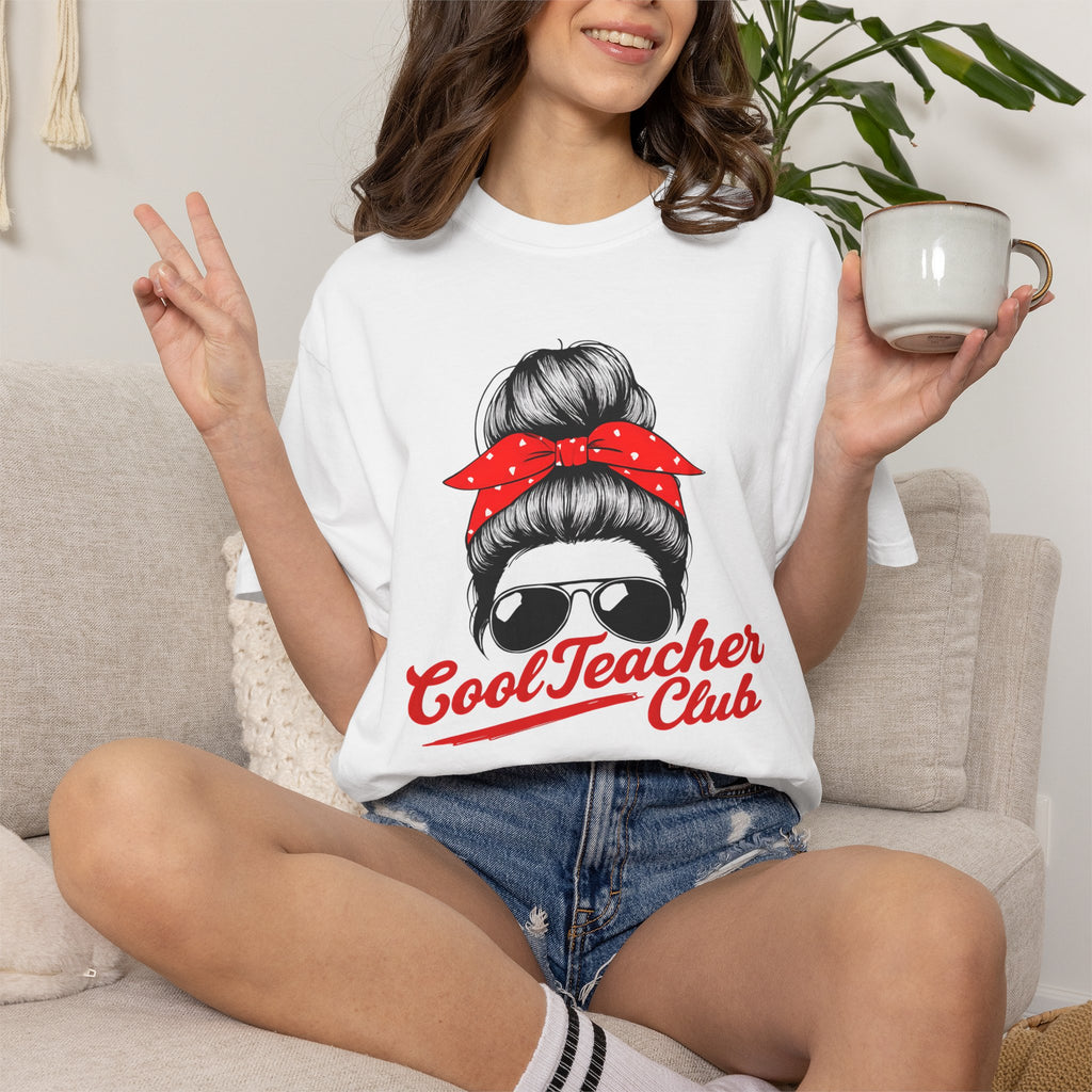Cool Teacher Club T-Shirt — Funny Teacher Gift Tee