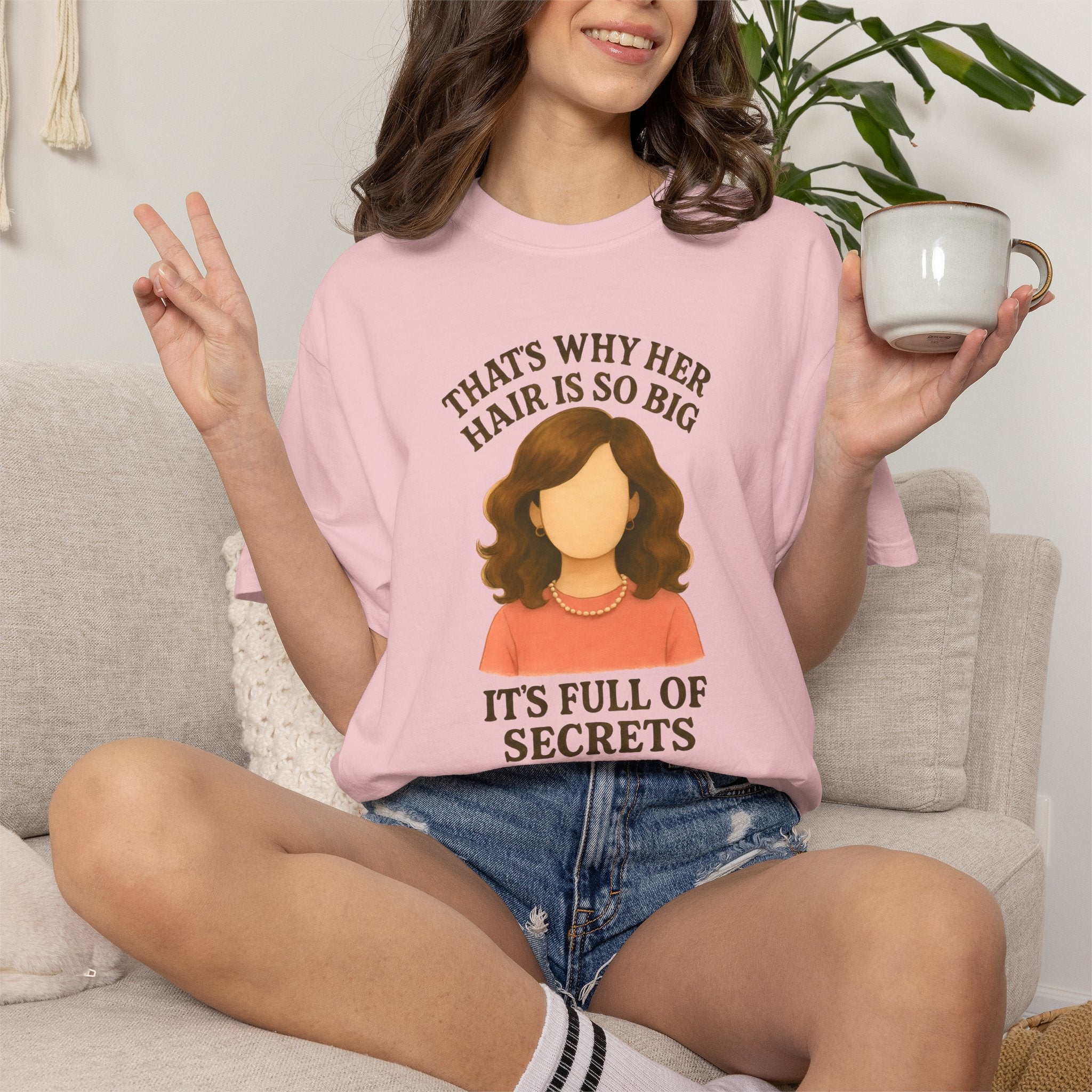 "That's Why Her Hair Is So Big" T-Shirt — Mean Girls Quote Tee