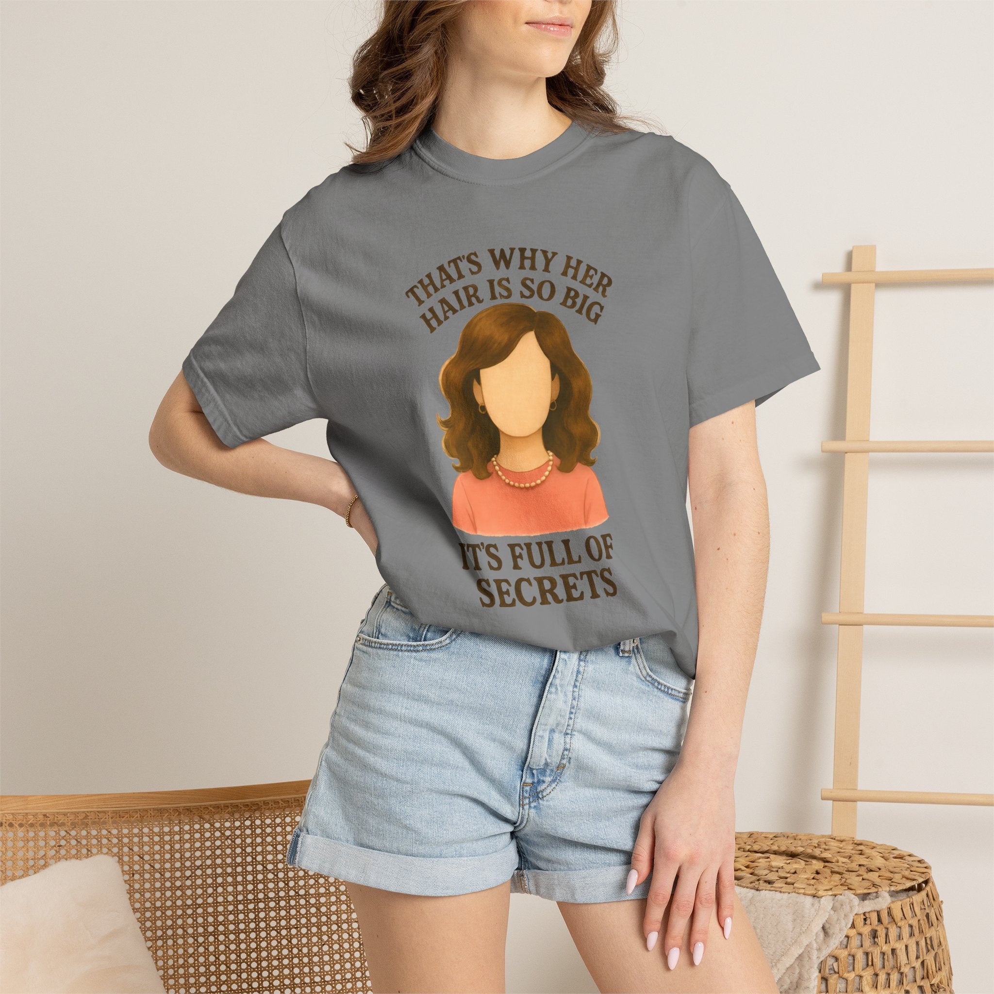 "That's Why Her Hair Is So Big" T-Shirt — Mean Girls Quote Tee